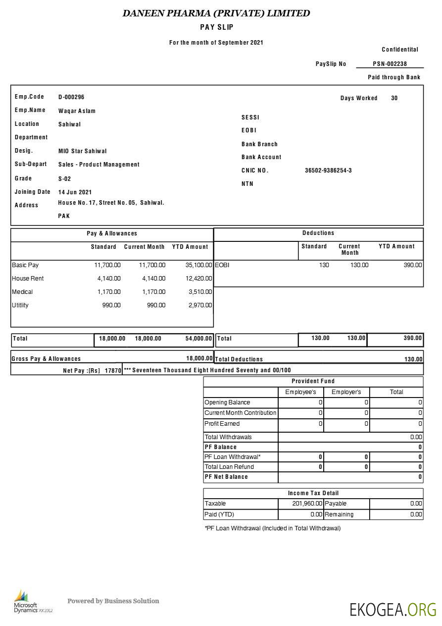 Modèle de fiche de paie Daneen Pharma aux formats Word et PDF.pdf, 1